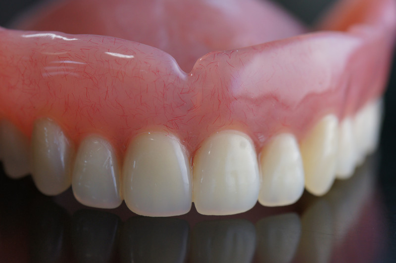 dentures by a cosmetic dentist
